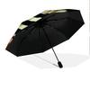 1 PC Automatic Folding Umbrella - Billie Eilish Custom Name Pattern, Portable & Foldable Design with 8 Ribs, Christmas Birthday Gifts