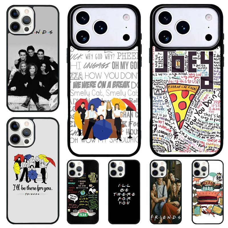 Friends TV soft Phone Case for iPhone 17 Air 16 15 11 12 14 13 Pro Max Shockproof Cover