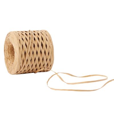 200M Raffia Paper Ribbon DIY Craft Raffia Straw Yarn for Knitting Crocheting Paper Threads Gift Packing Ribbon Wedding Decor