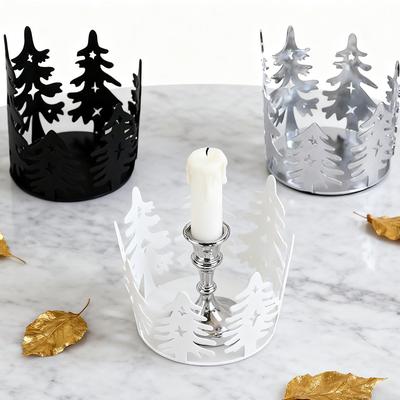 1Pc Iron Christmas Party Table Centerpiece, Christmas Decorative Ca
