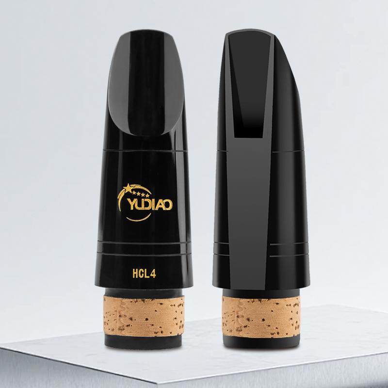 B-Flat Clarinet with Bakelite Mouthpiece, 4C Wind Vent, Suitable for Classical and Pop Music, Easy for Beginners to Play, Comes with a Soft Leather