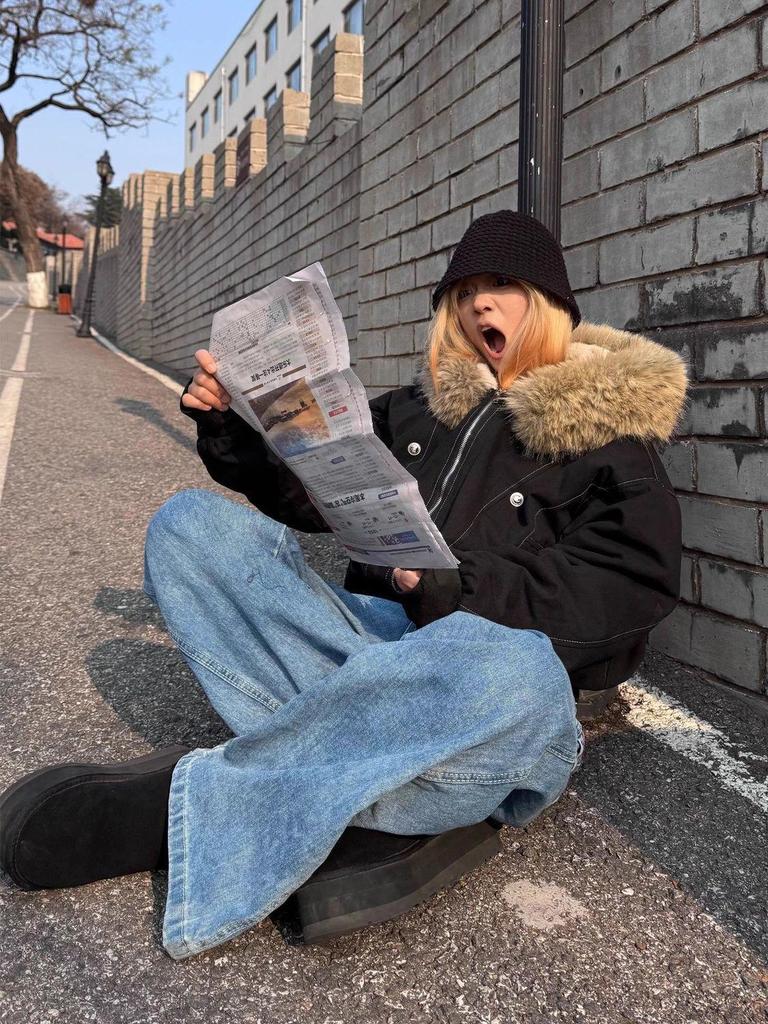 2025 Women's Fleece-Lined Cotton Workwear Jacket - Thick, Warm Winter Outerwear