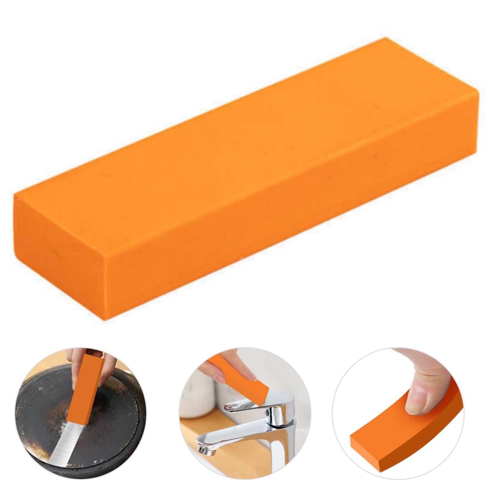 

Stainless Steel Scratch Limescale Eraser Rubber Rust Cleaning Eraser for Knives & Pans Kitchen A