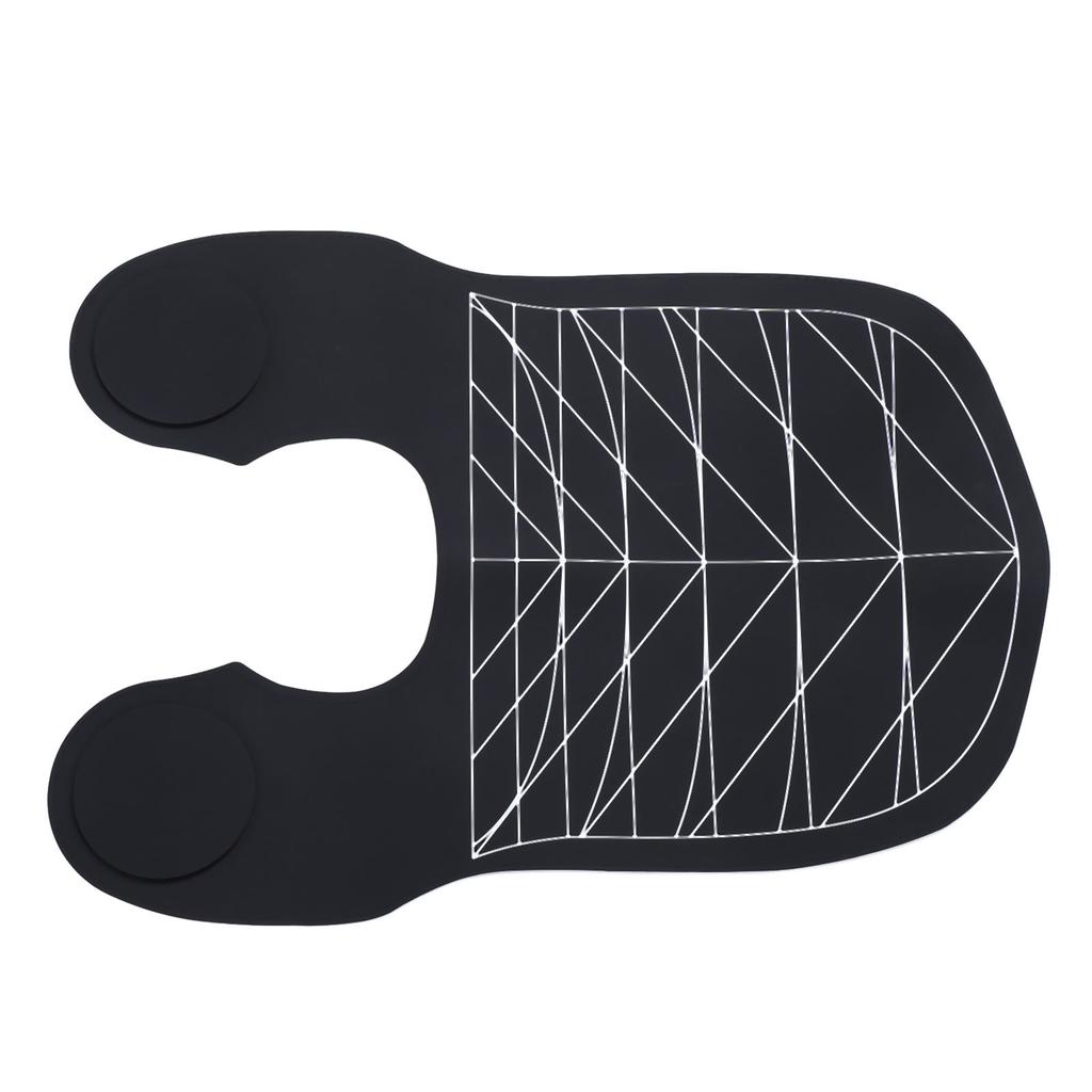 Salon Haarschneidekragen Haarfärbekragen Friseursalon Stylist Schnittumhang für Salon Friseur Haarefärben Schwarz