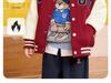 European Boys' Fleece-Lined Baseball Jacket - Thickened Winter 2025 Kids Toddler Coat