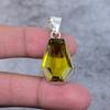 Citrine Gemstone Handmade 925 Steling Silver Jewelry Pendant 1.58" M-382