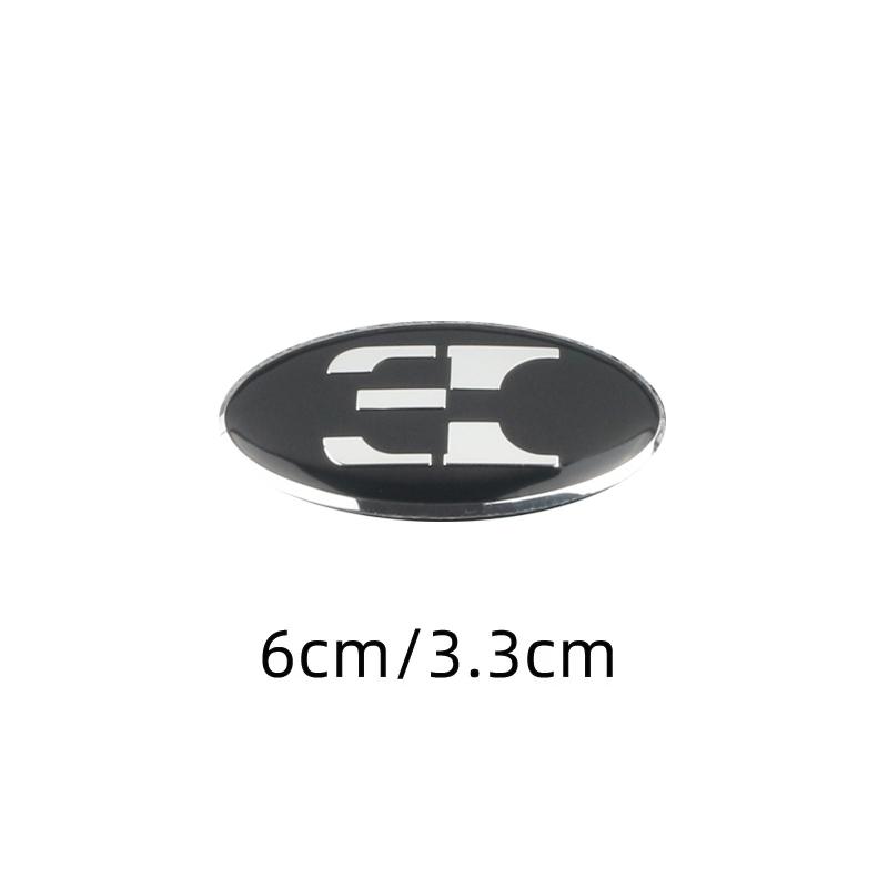 6x3.3cm Car Steering Wheel Center Emblem Badge Sticker for KIA Stinger Sportage KX3 Ceed K7 K5 K3 R Forte Rio Soul Accessories
