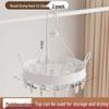 OIMG Multi-Clip Round Drying Rack with Shoe Hanger, 2-Pack