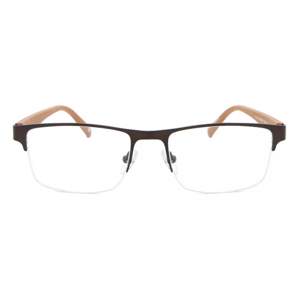 

Semi Rimless Square Brown Smartbuy Collection Autumn Asian Fit 601b Fashion Women Eyeglasses Brown/54-18-140