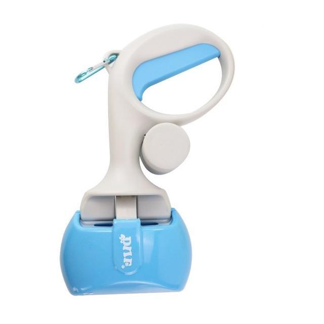 

Pet Dog Pooper Scooper Portable Outdoor Cleaner Gabrage Picker Poop Bag Collection Зручні інструменти для чищення Збірник собачих калів 1PC синій