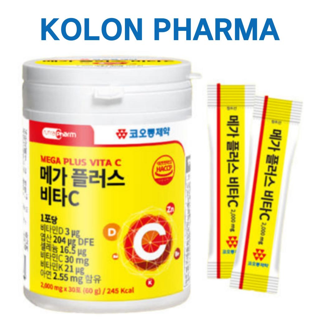 

[KOLON PHARMA] Mega Plus Vita C 2000mgx30PCS