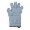 2Pcs Insulated Gloves Silicone Heat Resistant Oven Gloves Non-Slip Waterproof Machine Washable Kitchen Gloves for Baking Cookin