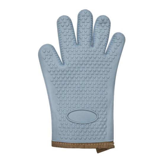2Pcs Insulated Gloves Silicone Heat Resistant Oven Gloves Non-Slip Waterproof Machine Washable Kitchen Gloves for Baking Cookin