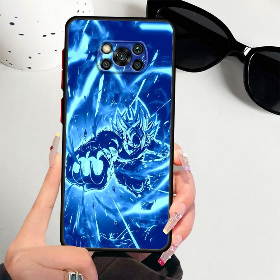 Dragon Ball Goku Comic Back Phone Cover Case for Xiaomi Poco X3 X4 X5 Pro M5s C40 F3 C50 C51 X3 NFC