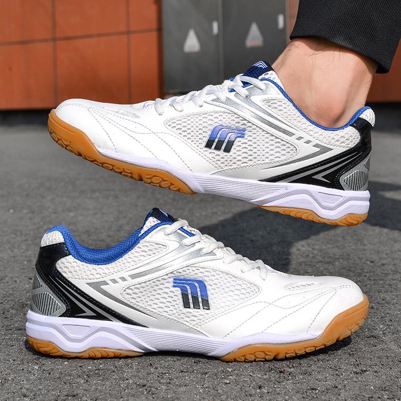 High Quality Shock Absorption Anti Skid Wear Resistant Fashion Sports Badminton Shoes Table Tennis Shoes Breathable Non Slip Sneakers