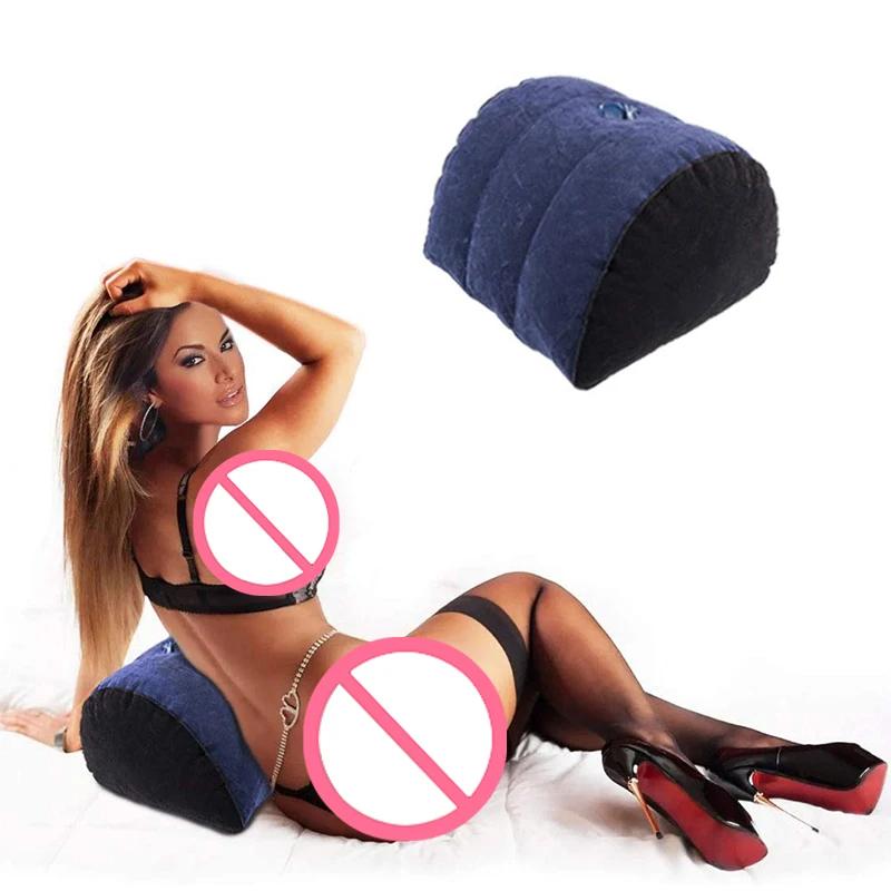 Oppblåsbar Climax Sex Magisk Pute Kjærlighetsposisjon Pute Par Møbler Par Sex Trekant sjarmpute Sexleketøy