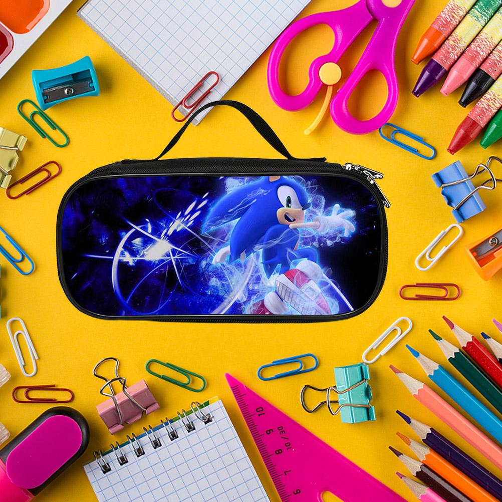 Anime Game Pencil Case Cartoon Pencil Bag with Zipper Pencil Case Organizer Pencil Pouch for Kids Boys Girls