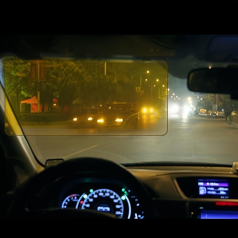 Zweckmäßiger Tag- und Nacht-Autosonnenschild, Auto-Blendbrille, Blendfreier polarisierter Windschutzscheiben-Sonnenschutz mit UV-Schutz