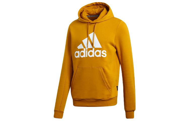 Adidas Sweatshirts Men s Gold Hooded Moderate Regular FR6609 S