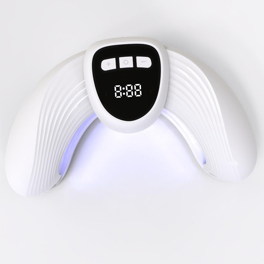 UV Led Nail Art Lamp Auto On and 3 Timer Curing Lamp Foldable Nail Quick Dryer Beauty Shop
