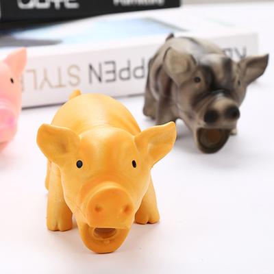 Hračka pro domácí mazlíčky Větrání Prase Pes Lisování Legrační křičí Latexová hračka Prase Hračka Kočka Výcvik psa Interaktivní hra Speciální potřeby