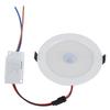 9w Round 18LED Infrared Sensor Downlight Human Body Induction Ceiling Light (cold White Light)