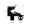 VOSTON Automotive Parts Front Grill Clip Black 1 Bag of