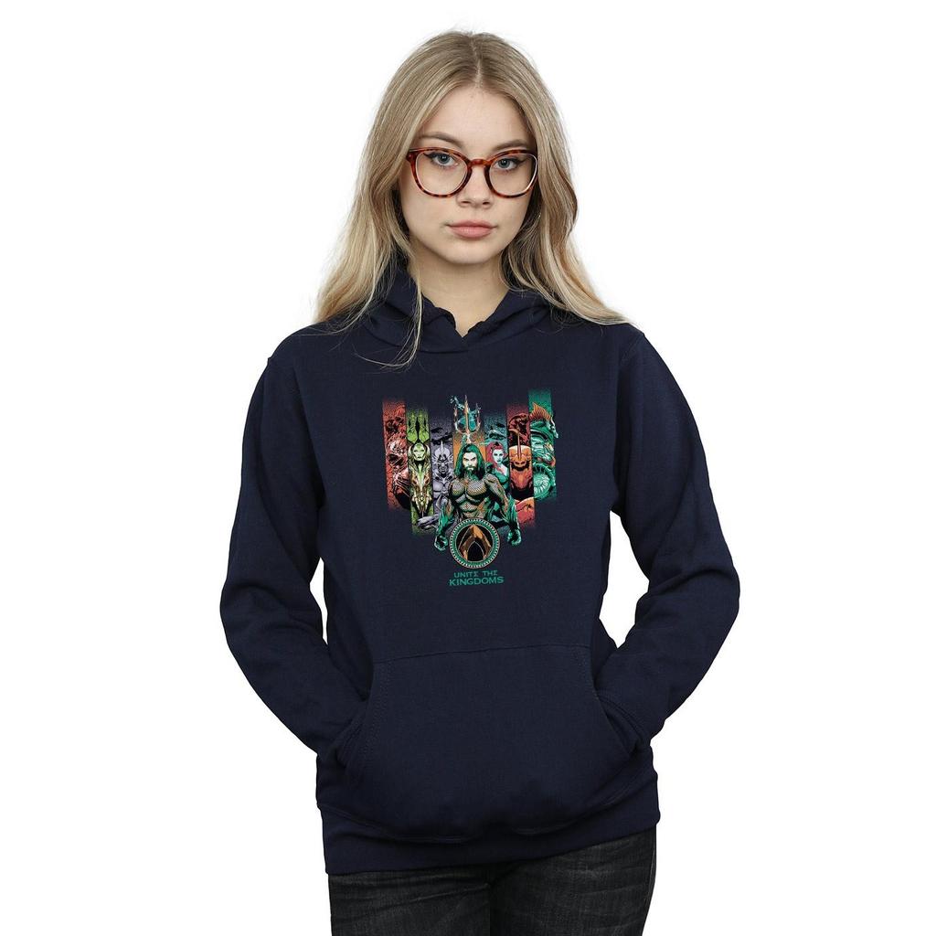 DC Comics Womens/Ladies Aquaman Unite The Kingdoms Hoodie