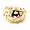 Gold Plated Ring 'Choreography' Love