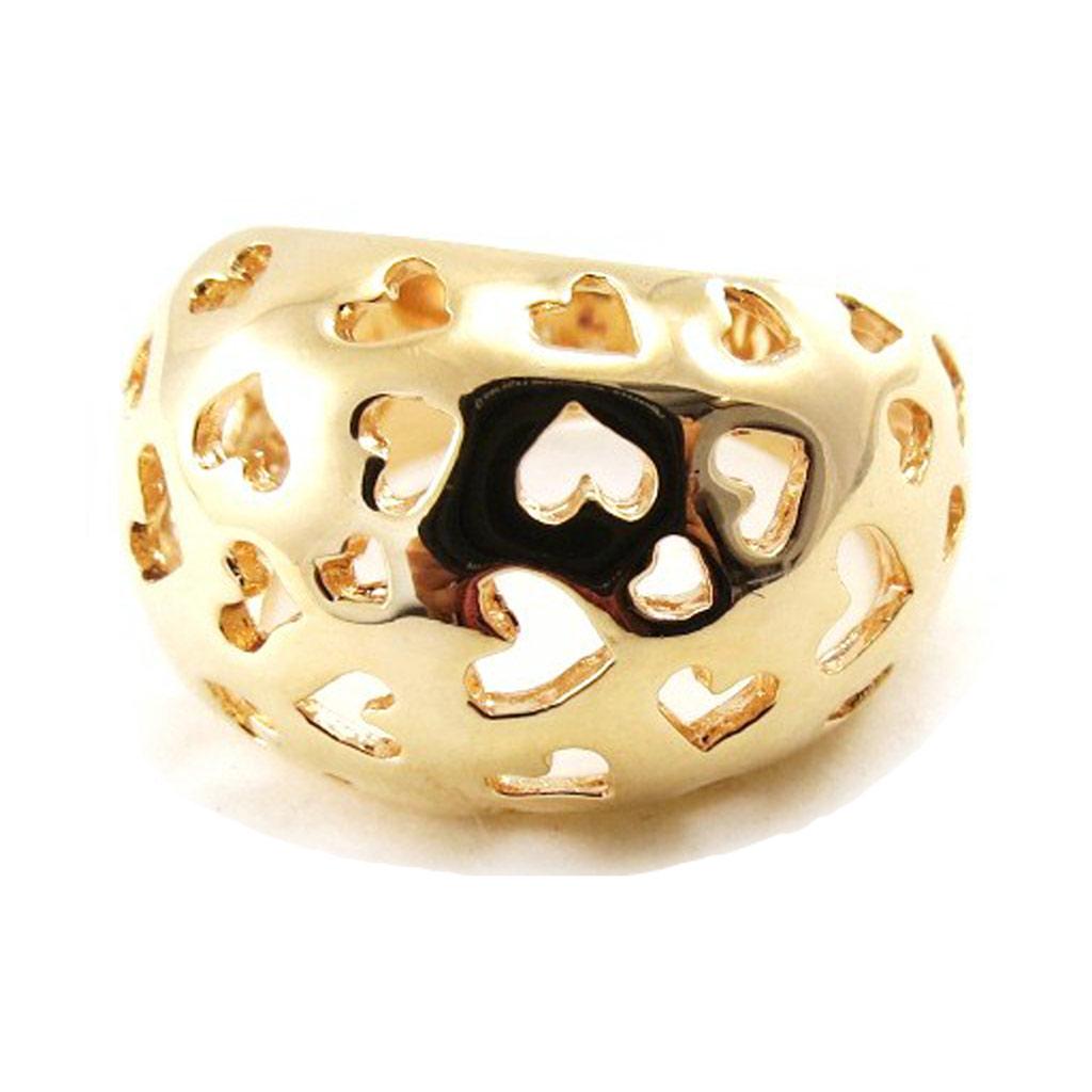 Gold Plated Ring 'Choreography' Love
