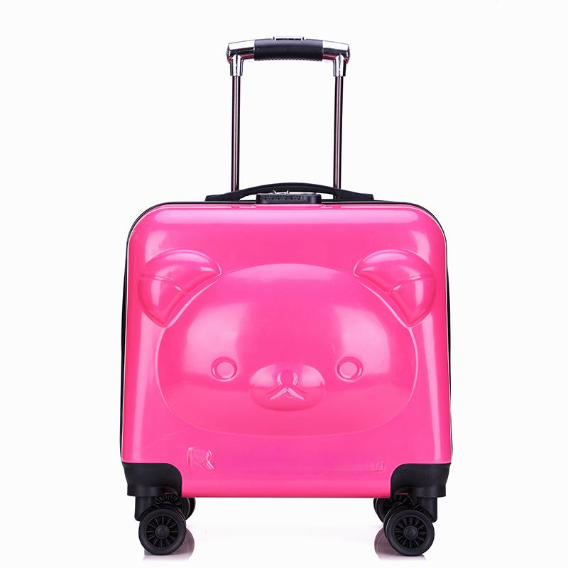 Children's Travel Trolley Suitcase - Universal Wheel, Password Lock, Gift Box