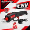 Sécateur rechargeable - Elem Garden - CS3.6VLI - 3.6 V - 1.5 Ah - Inclus une batterie intégrée + chargeur