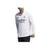Adidas Real Madrid 20-21 Home Player Edition Long Sleeve T-Shirt Men Tops White FQ7488