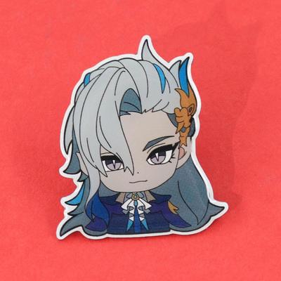 Spilla carina Neuvillette Genshin Impact - Accessorio di Gioco e Regalo per Giocatori per Zaino o Collare