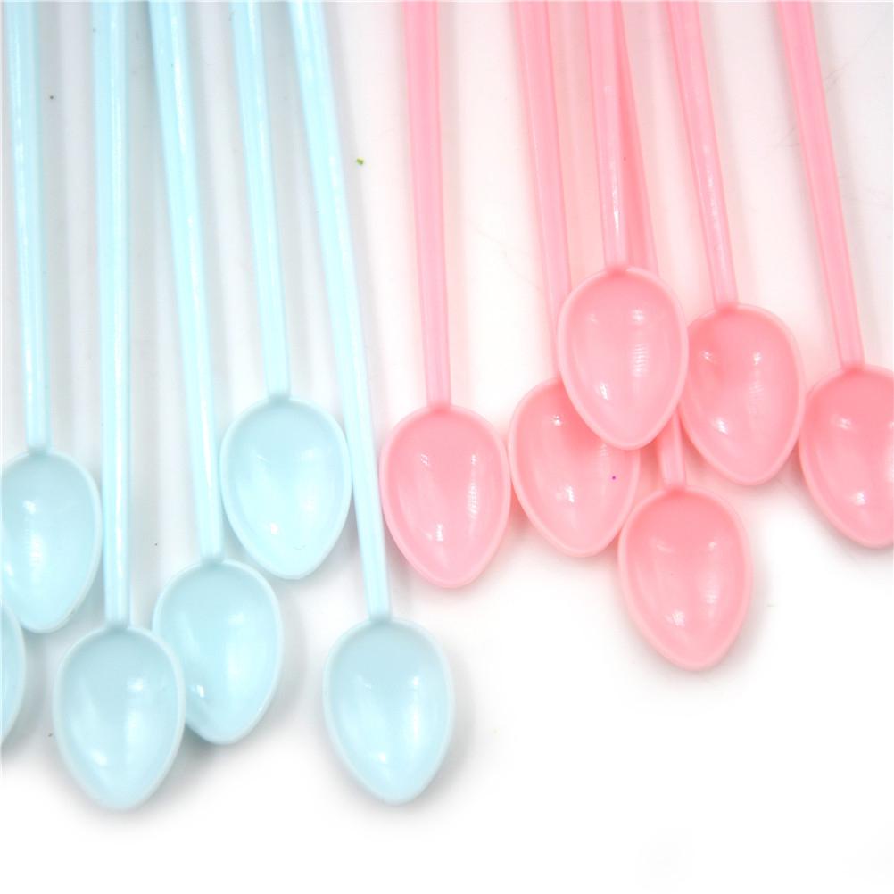 30 Mini Coffee Tea Spoon Disposable Plastic Stir Sticks Stirrer Bar Accessories