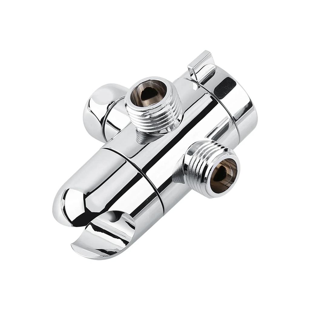 Arm Mounted Shower  Holder Bathroom Shower Valve 3 Way Tee Connector Shower Adapter  Shower  Diverter Valve Tools