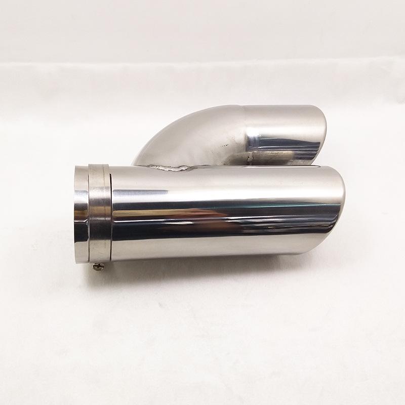 Stainless Steel One-in-Two Exhaust Tailpipe for Skoda Octavia/Lavida