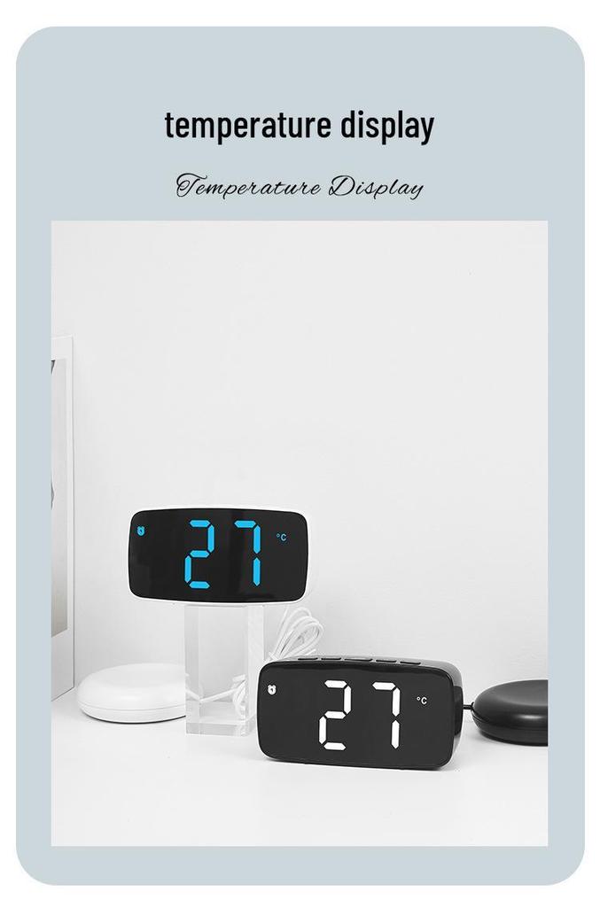 LED Alarm Clock with Bedside Vibrator - Model GH1102