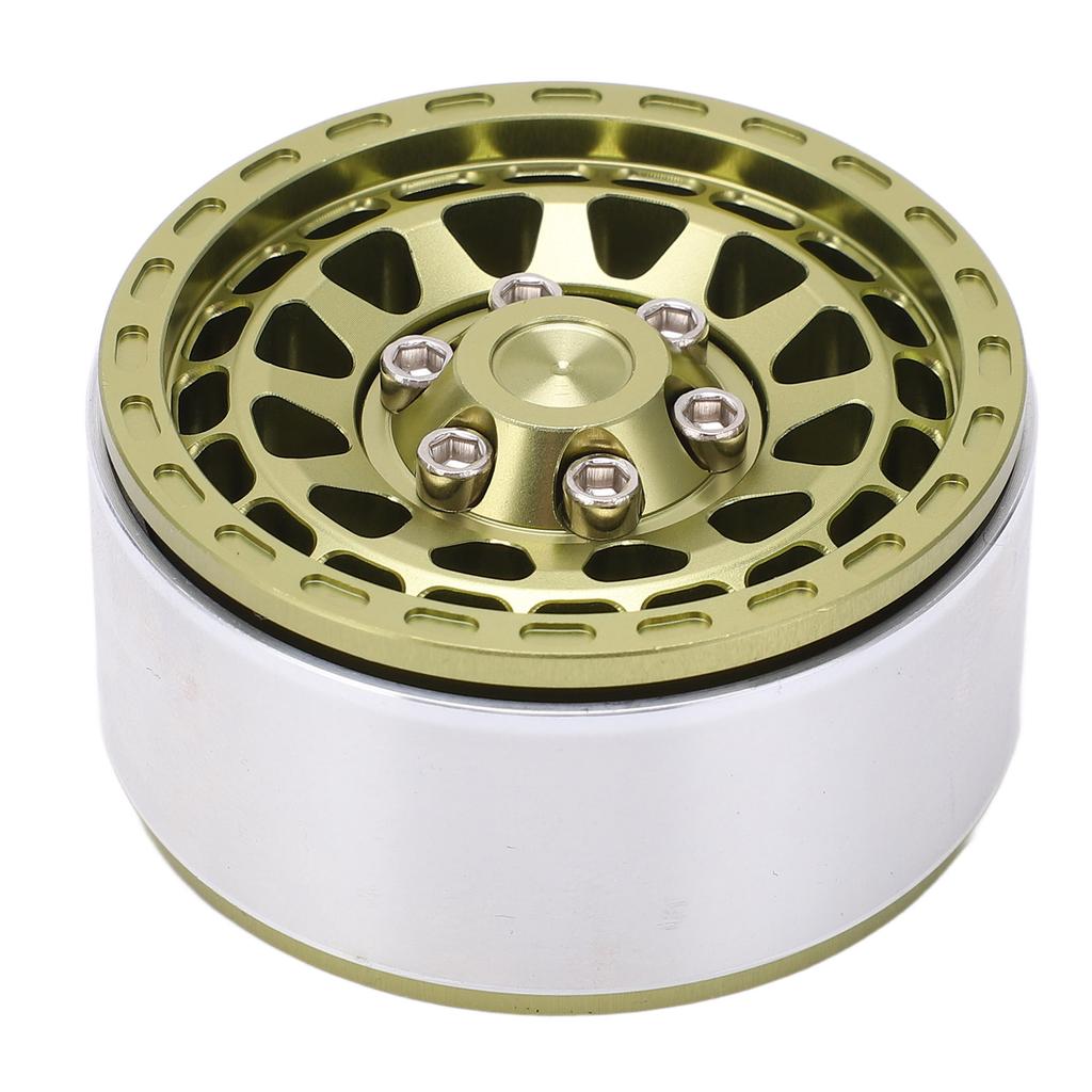 4pcs Beadlock RC Car Wheel Hub Set 1.9in Aluminum Alloy Tire   for 1Celsius10 1Celsius12 1Celsius14 Remote Control Cars