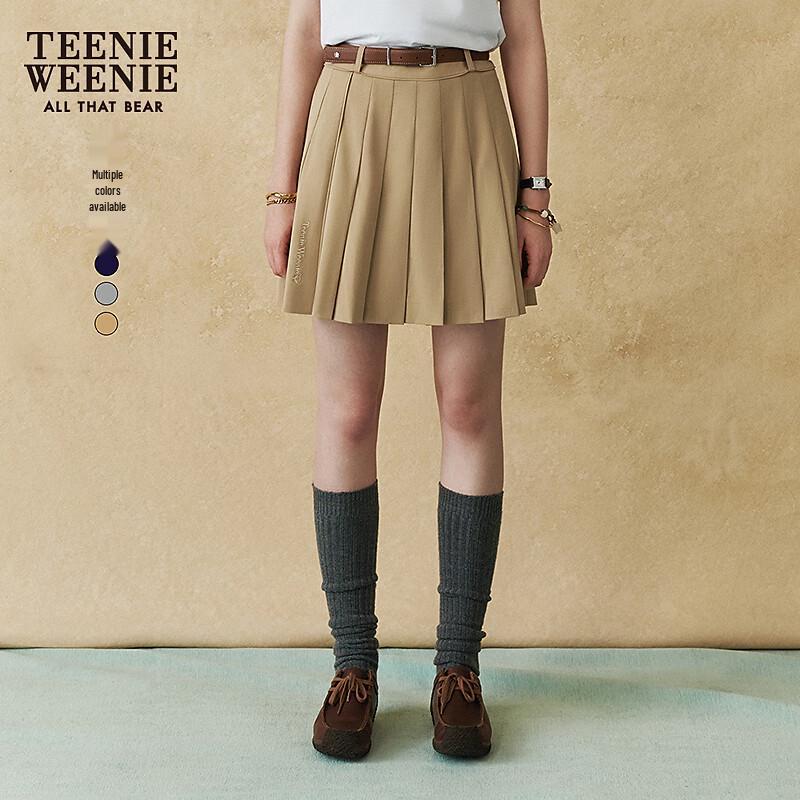 Teenie Weenie Women's College Style Pleated Mini Skirt