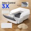 Intelligent Cat Litter Box Automatic Self-Cleaning Bedpans Scooping Open Semi-Enclosed Cats Toilet Oversize High-Capacity toilet