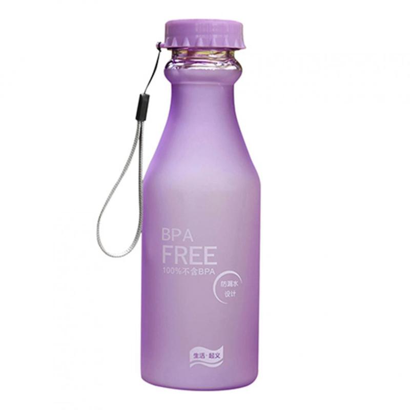 550ML Leakproof Sport Water Bottle Portable Outdoor Travel Healthy Drinking Cup