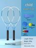 Tennis Trainer Racket Set: Adult & Kids Rebound Net Racket for Home Use