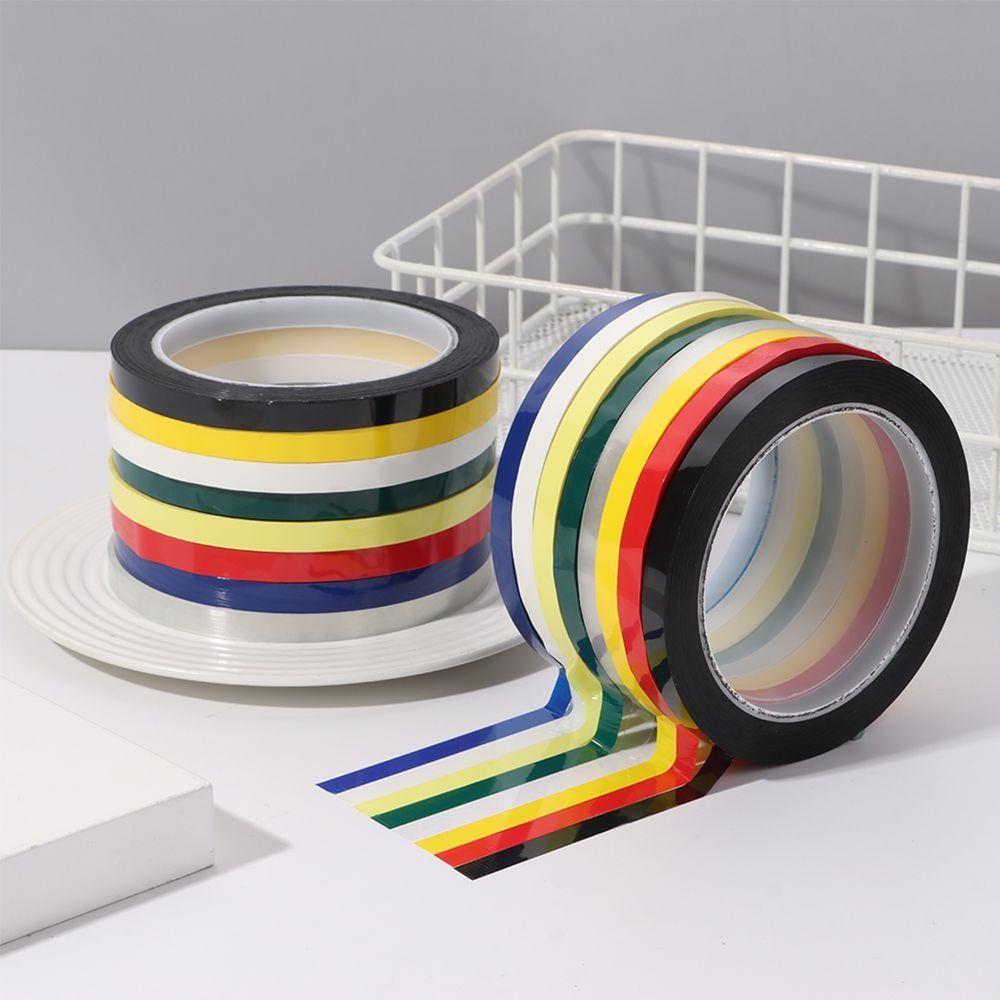 3/5/8/10mm Width Marking Tape 66 Meters Mylar Tape High Insulate Marker Line Tape