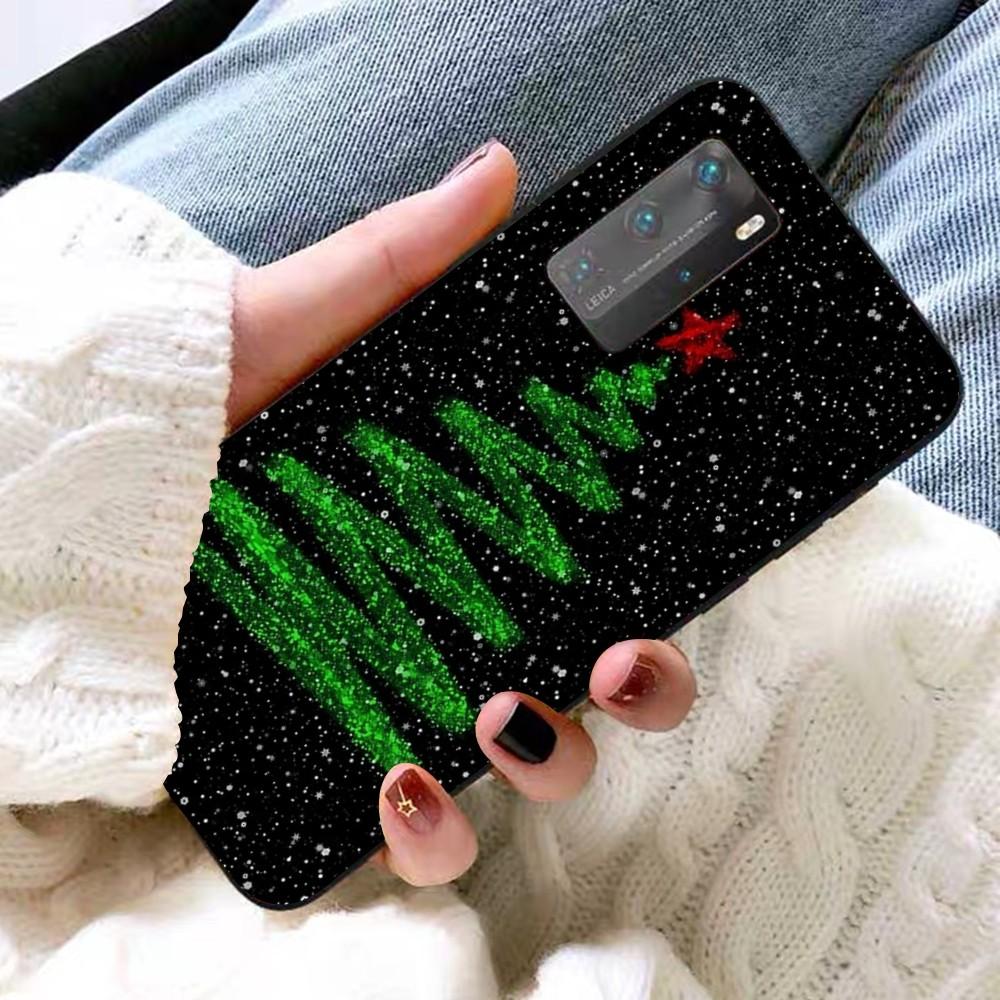 Merry Christmas Tree Phone Case For Huawei P 8 9 10 20 30 40 50 Pro Lite Psmart Honor 10 lite 70 Mate 20lite