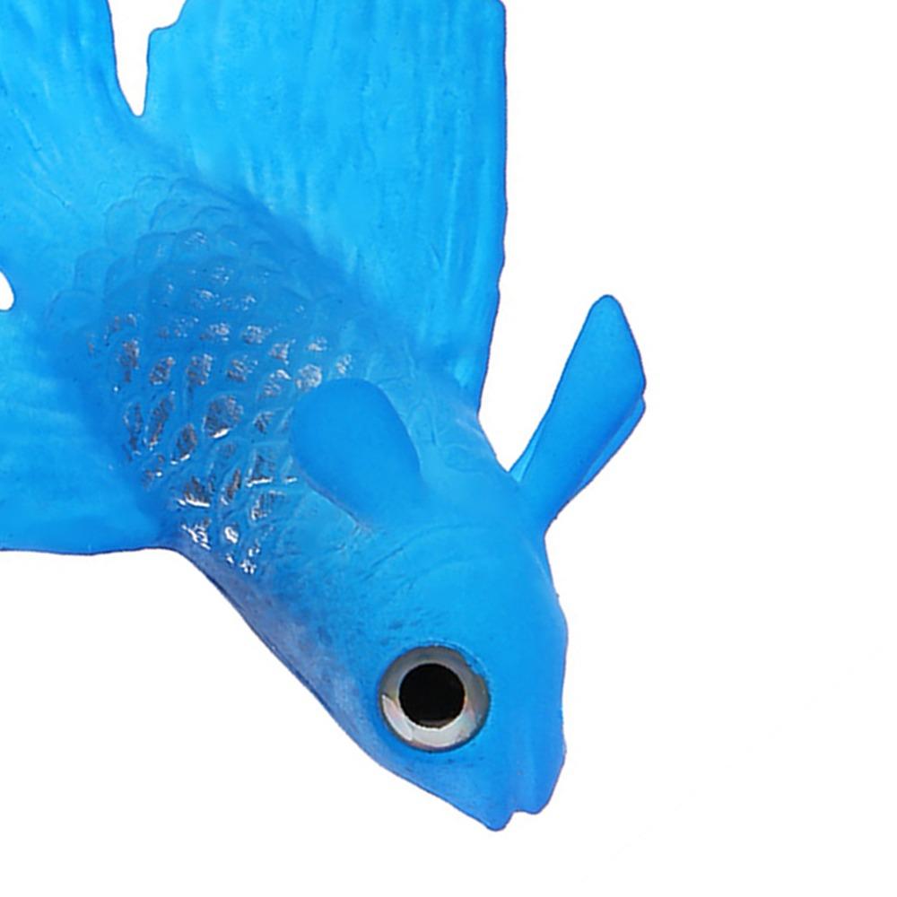 Blue Artificial Silicone Fish Brown Red Fish Tank Ornament Small Fish Simulation Fish Silicone Betta Fish Fish Bowl