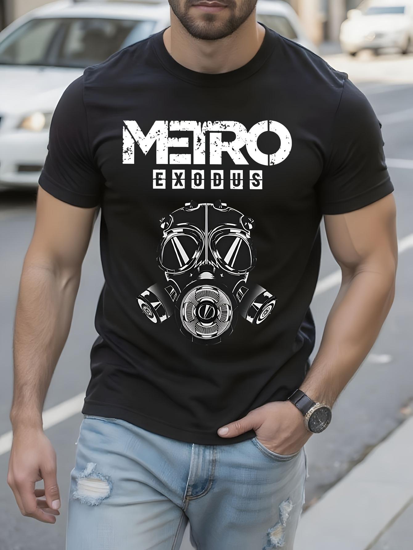Metro Exodus Gas Mask Graphic Tshirt Graphic Tshirt - 100... S