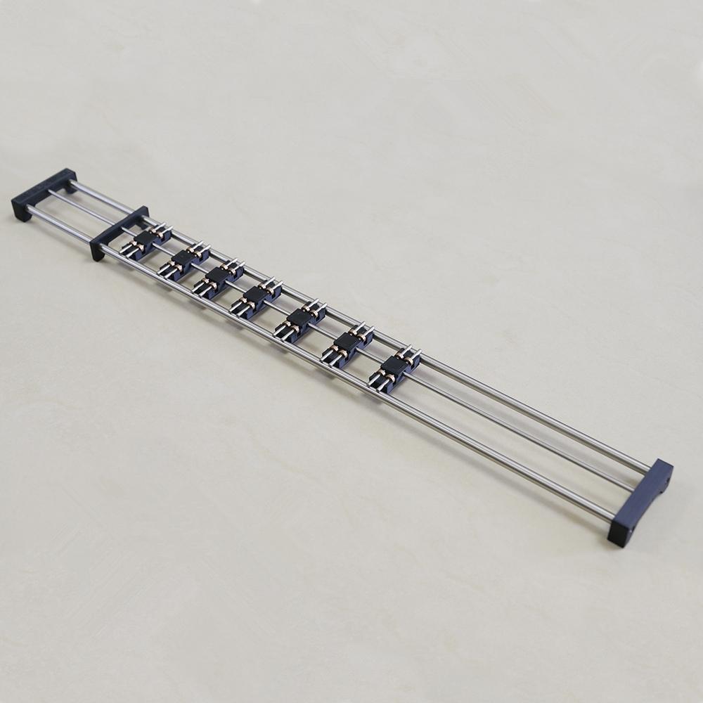 1:87 Model Railway Ho Scale Train Riders Standard Track Roller Test Stand With 8 Trolleys Train Treadmill Track Bearing Plaything