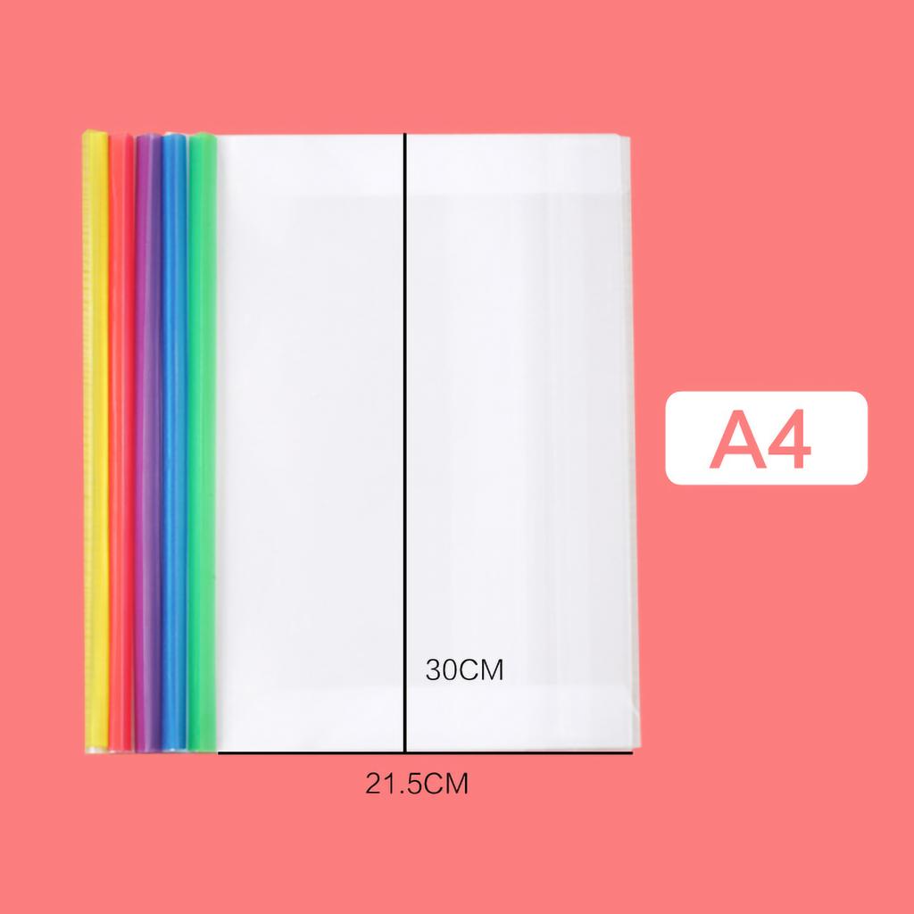 Book Cover with Rod Thickened Transparent Waterproof Reusable PP Material Paperback Book Protector