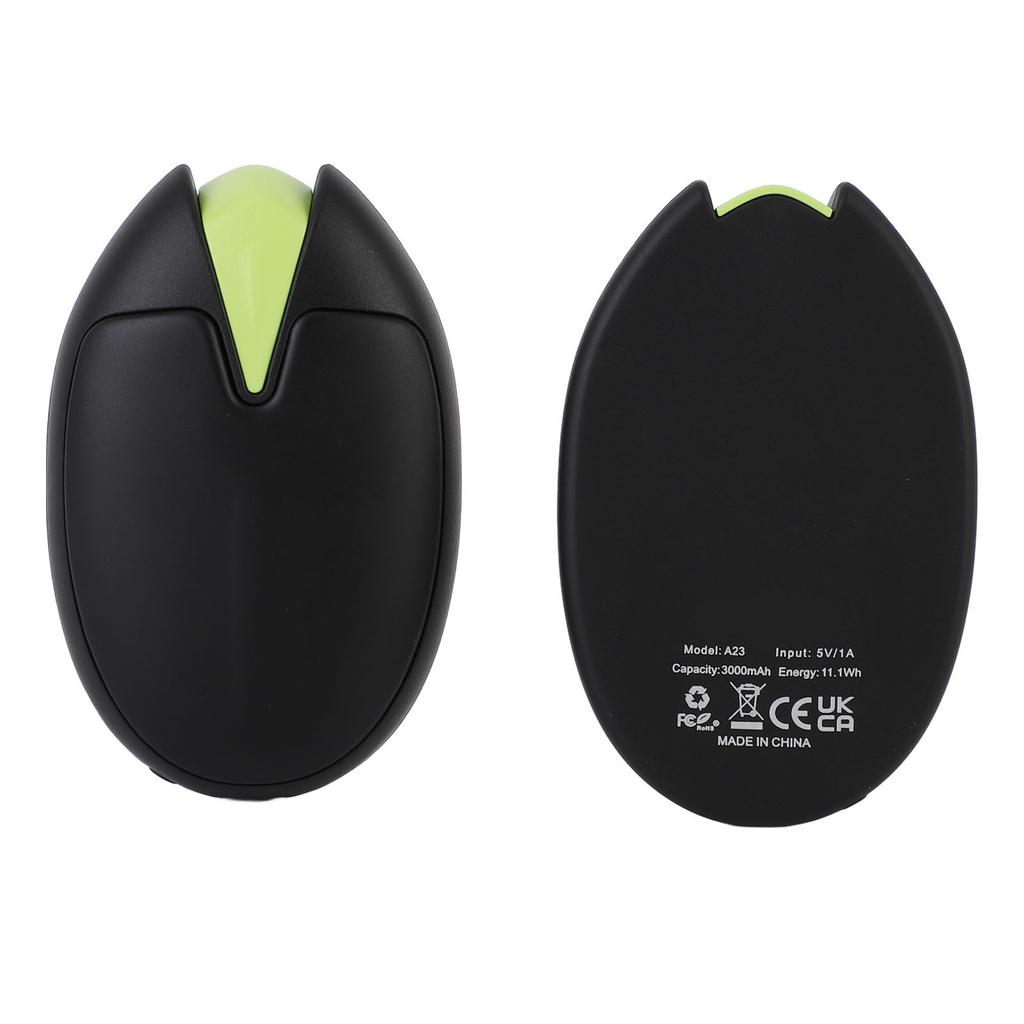 1Pair 2 in 1 Electric Magnetic Hand Warmer USB Rechargeable 6000mAh Portable Pocket Hand Heater with 3 Adjustable Levels